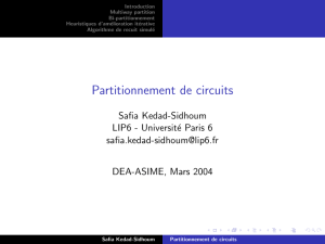 Partitionnement de circuits - SoC