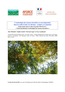 L`autécologie des essences forestières et son intégration dans les