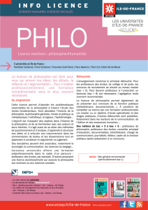 Info licence Philo
