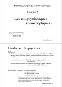 Les antipsychotiques (neuroleptiques)