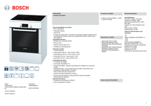 Bosch HCE748120F CUIS. ELEC 60 4INDUC CATALYSE A