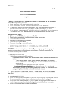 15C20 Notice : information du patient DOSTINEX 0,5 mg