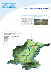 Cours d`eau et milieux associés - SAGE Loire