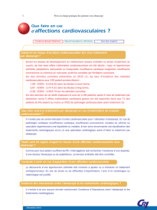 Affections cardiovasculaires - Club Rhumatismes et Inflammations