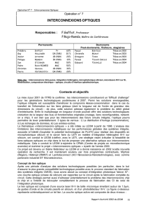 interconnexions optiques