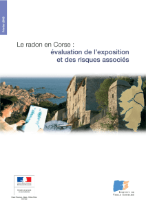 Le radon en Corse : évaluation de l`exposition et des risques