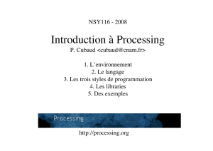 Introduction à Processing - Deptinfo