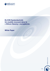 ELCON Systemtechnik: Un modèle innovant dans la - albis