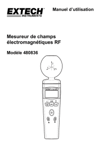 Mesureur de champs électromagnétiques RF
