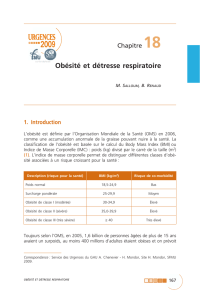 Obésité et détresse respiratoire - Société Française des Infirmier(e)s