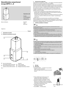 Manodétendeur proportionnel de type MPPE-3-…B