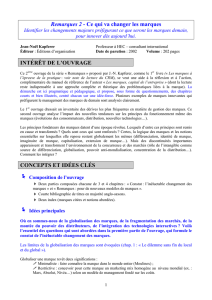 Remarques 2 - Ce qui va changer les marques - Crcm-tl