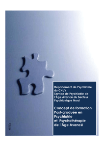 Concept de formation Post-graduée en Psychiatrie - SIWF