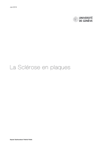 La Sclérose en plaques