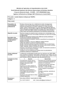 Profil A1A01 - BAP A IR 2014 - Bordeaux Sciences Agro