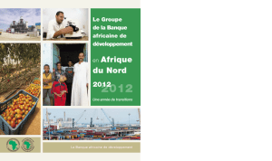 Le Groupe de la BAD en Afrique du Nord 2012