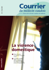 La violence domestique La violence domestique