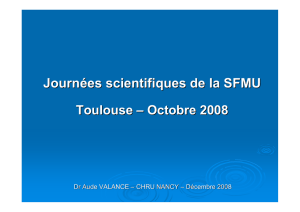 Journées Scientifiques SFMU