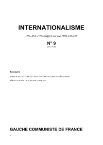 internationalisme - Archives Autonomies