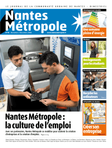 Nantes Métropole : la culture de l`emploi