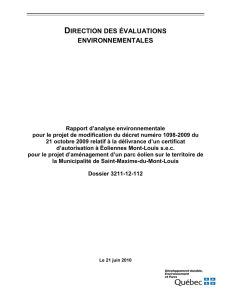 analyse environnementale