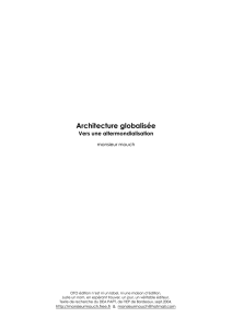 Architecture globalisée - Monsieur Mouch