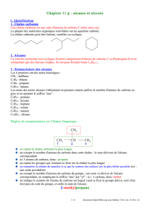 alcanes et alcools 2-methylpropane CH CH CH CH