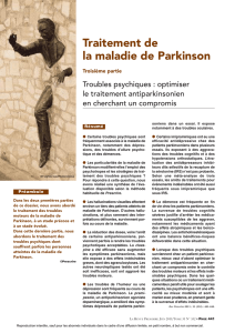 Parkinson.troubles psy.LRP.2012