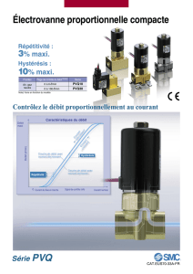 Électrovanne proportionnelle compacte