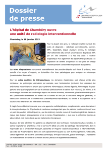 L`hôpital de Chambéry ouvre une unité de radiologie interventionnelle