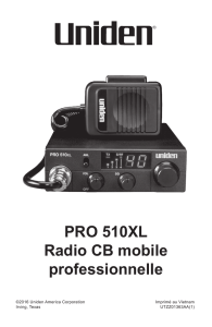 PRO 510XL Radio CB mobile professionnelle