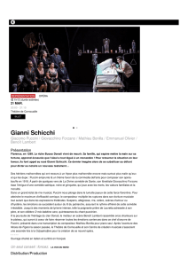 Gianni Schicchi - Théâtre de Cornouaille