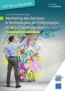 lp marketing des services et technologies de l`information - IUT-LPC