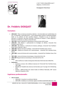 Dr. Frédéric DOSQUET