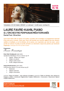 Laure Favre-Kahn, piano
