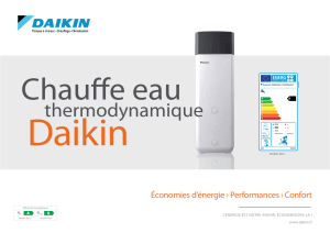 chauffe-eau thermodynamique Daikin