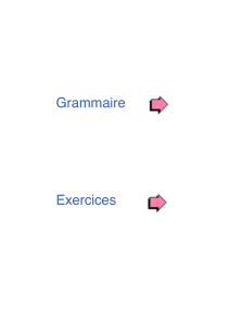 Grammaire Exercices