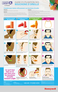 guide d`utilisation des bouchons d`oreille