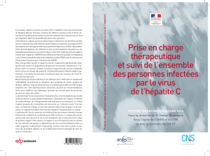 Prise en charge thérapeutique et suivi de l`ensemble des personnes