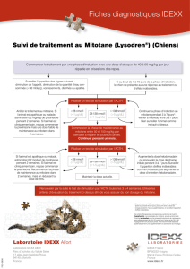 Suivi de traitement au Mitotane (Lysodren) (Chiens)