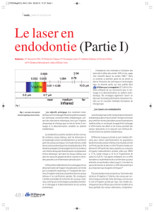 Le laser en endodontie (Partie I)