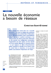 La nouvelle économie a besoin de réseaux