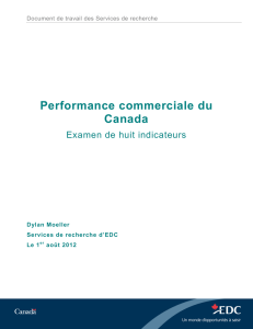 Performance commerciale du Canada