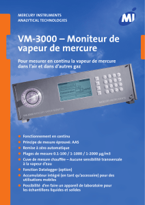 VM-3000 – Moniteur de vapeur de mercure
