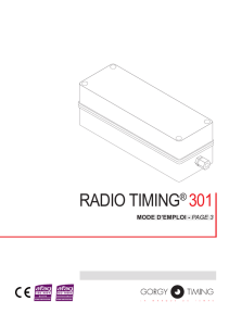 radio timing® 301