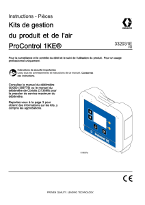 332931E, ProControl 1KE Kits for Management of Fluid and Air