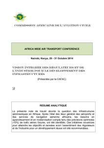 COMMISSION AFRICAINE DE L`AVIATION CIVILE AFRICA WIDE