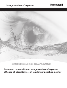 Comment reconnaître un lavage oculaire d`urgence efficace et