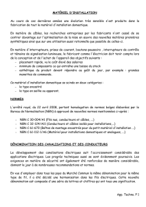 MATÉRIEL D`INSTALLATION
