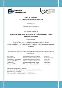 Docteur en géographie de la santé de l`Université Paris Ouest